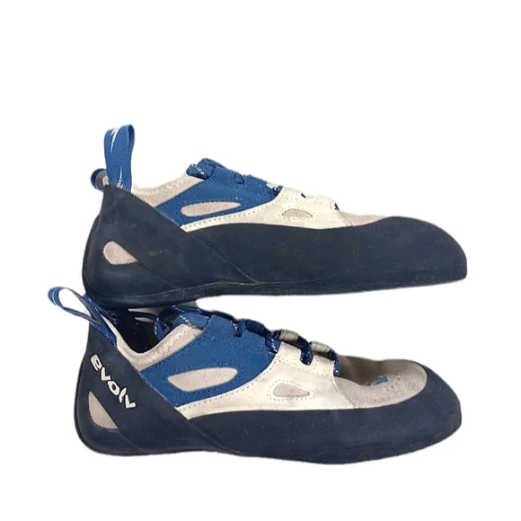 Women's Climbing Shoes - Blue and Cream - Picture 6 of 7